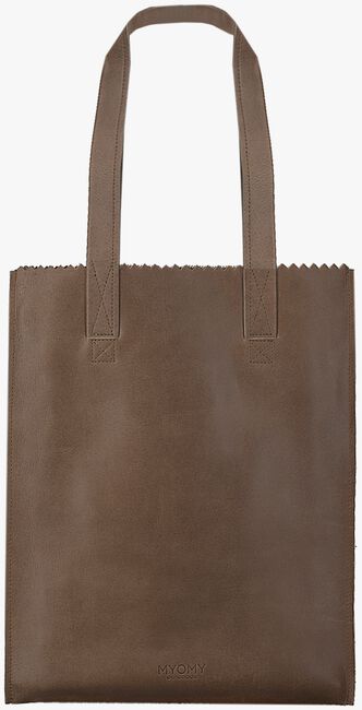Taupe MYOMY Handtas DELUXE OFFICE - large