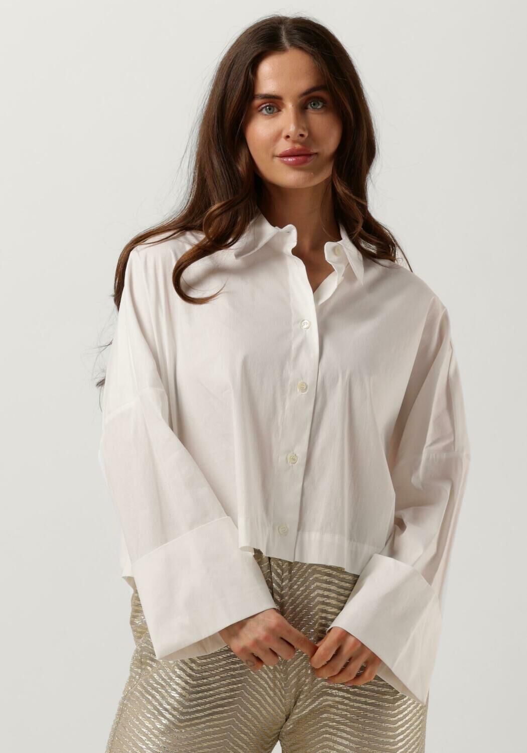 SEMICOUTURE Dames Blouses S4sk03 Shirt Wit