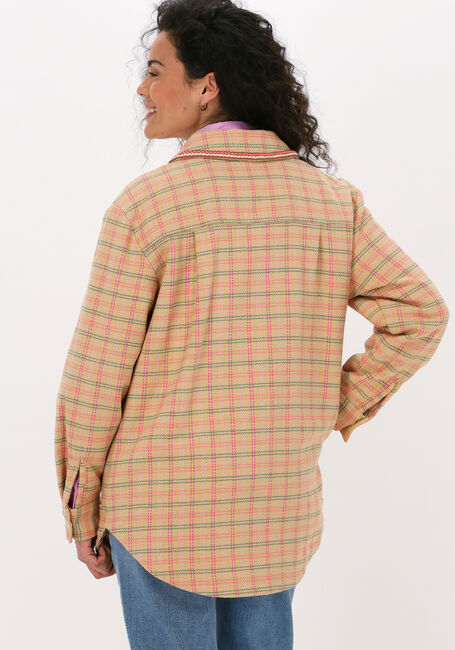 Oranje SCOTCH & SODA Jack BASKET WEAVE SHIRT JACKET IN CHECK - large