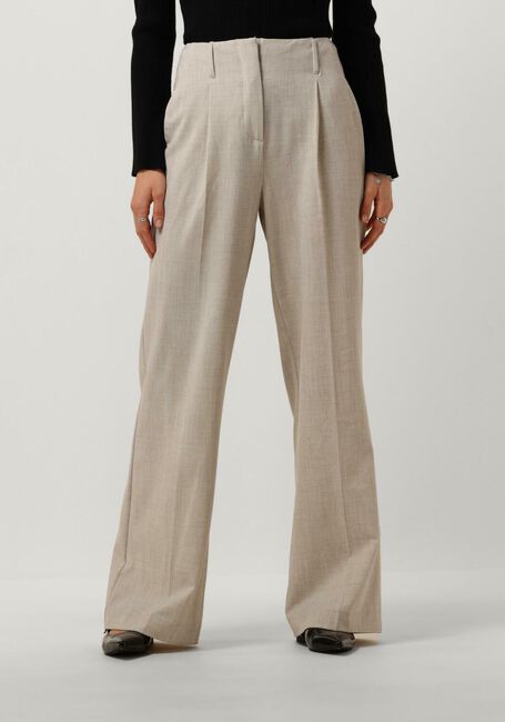 Zand MSCH COPENHAGEN Wijde broek MSCHEDREA HW LONG PANTS - large