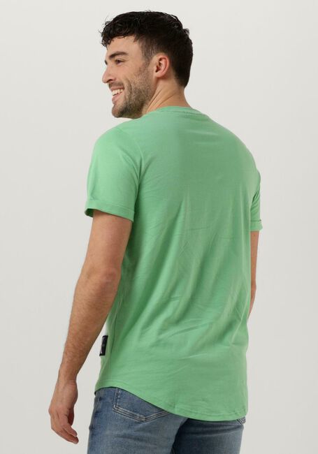 Groene CALVIN KLEIN T-shirt BADGE TURN UP SLEEVE - large