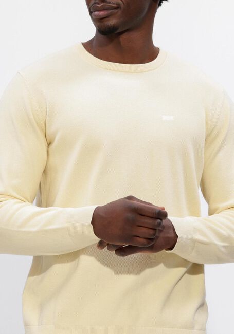 Creme LEVI'S Trui LIGHTWEIGHT HM SWEATER RUTABAGA PIQUE - large