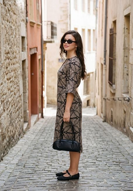 Zwarte SUMMUM Jurken DRESS ETHNIC - large