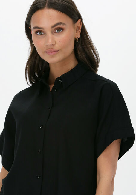 Zwarte SELECTED FEMME Blouses SLFGULIA SS CROPPED SHIRT - large