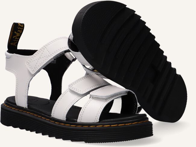 Witte DR MARTENS Platte sandalen KLAIRE K Witte DR MARTENS Platte sandalen KLAIRE K - large