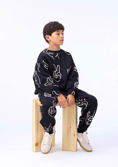 Zwarte MOLO Sweater MONTI - large