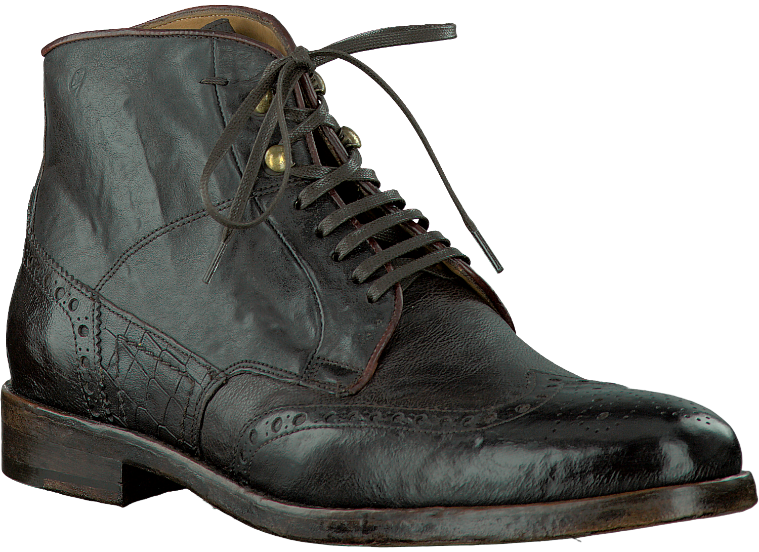 Bruine GREVE Enkelboots CABERNET BOOT | Omoda