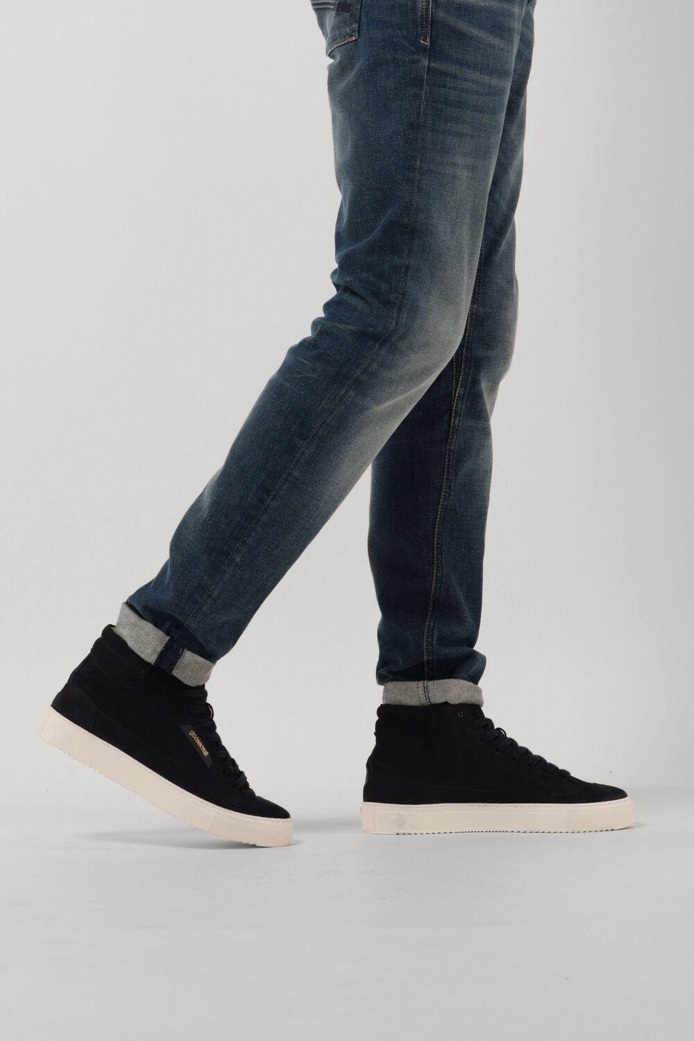 Blauwe GOOSECRAFT Hoge sneakers CHRISTIAN MEN 7 - large