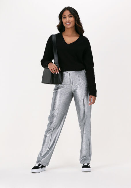 Zwarte SELECTED FEMME Trui LULU LS KNIT V-NECK B - large
