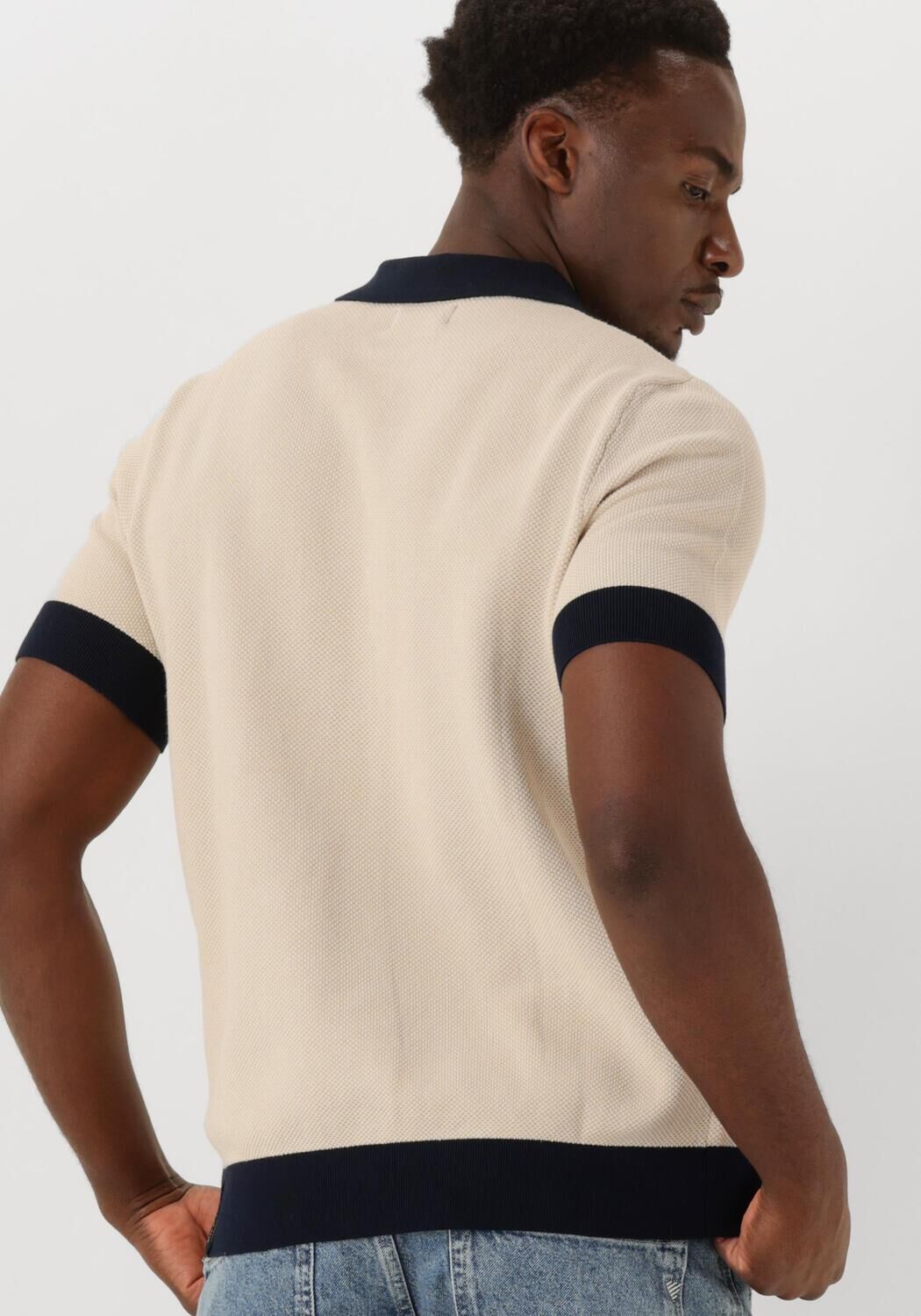BUTCHER OF BLUE Heren Polo's & T-shirts Ripley Knit Ct Shirt Beige