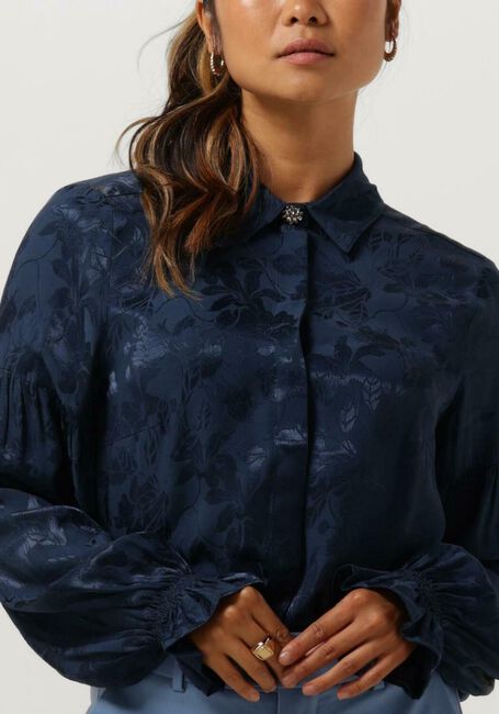 Blauwe MOS MOSH Blouses MMROBENA LEZ SHIRT - large