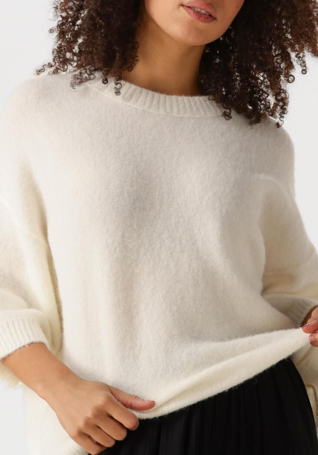 KNIT-TED Dames Truien & Vesten Megan Wit