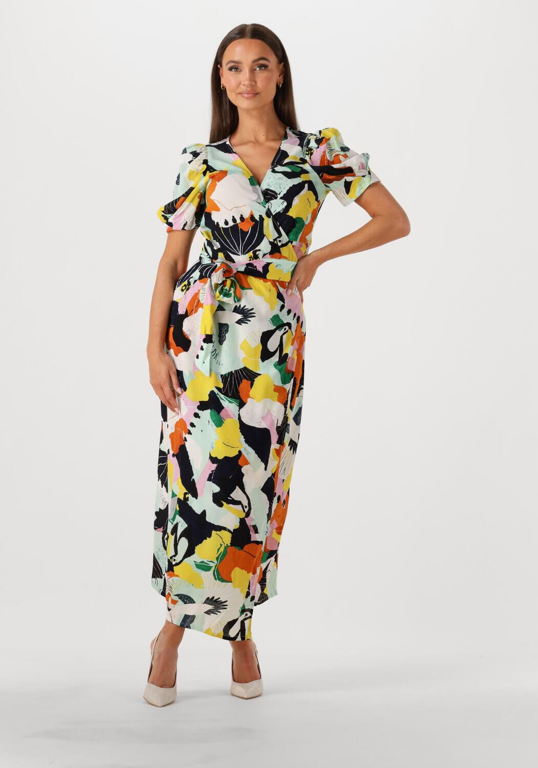 POM AMSTERDAM Dames Jurken Paradise Dress Multi