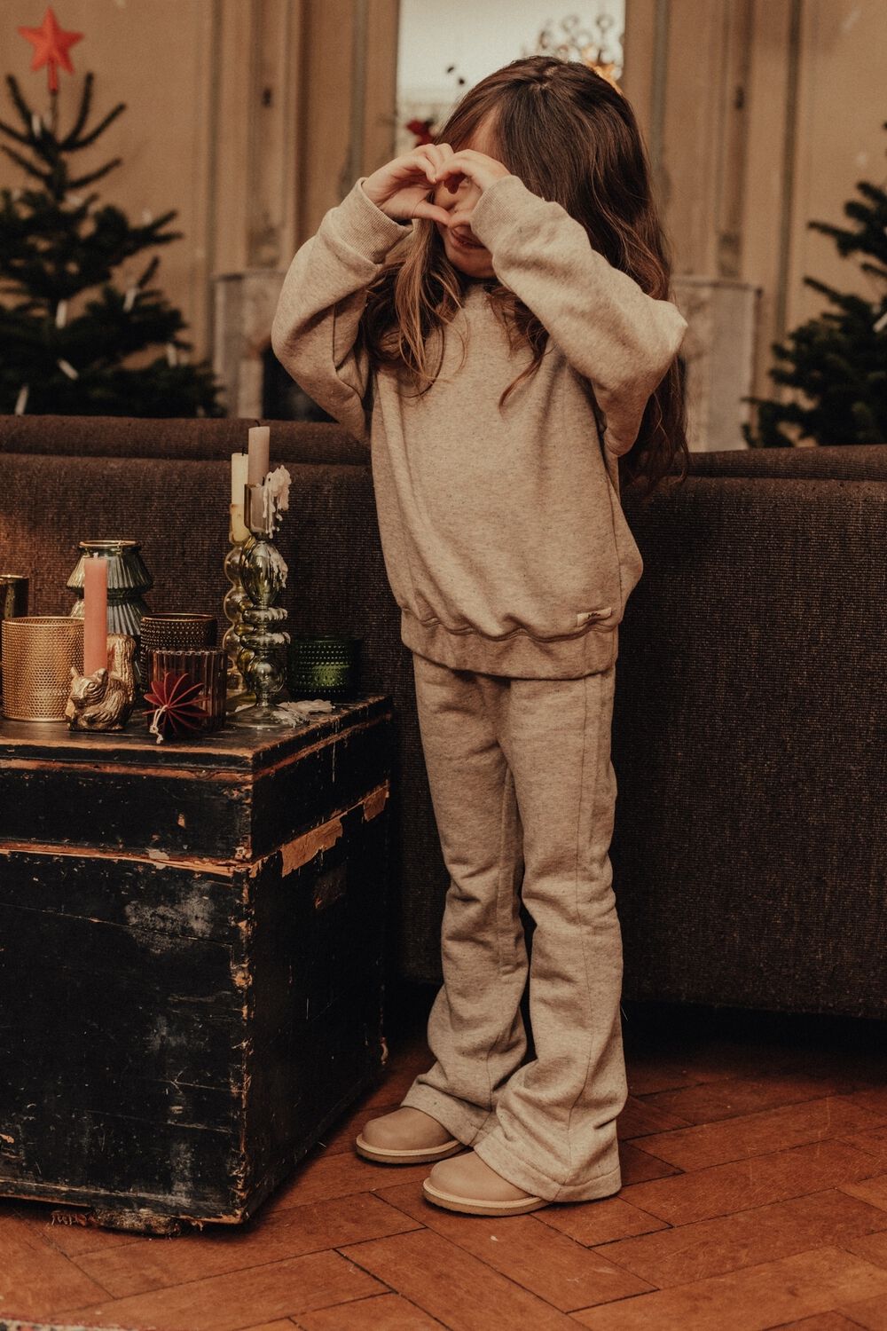 Grijze BAJE STUDIO Joggingbroek VOUVRY - large