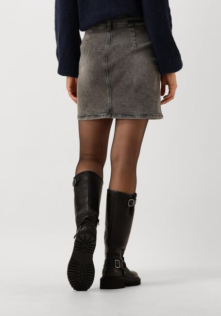 Donkergrijze Y.A.S. Minirok YASRINA HW DENIM SKIRT - large
