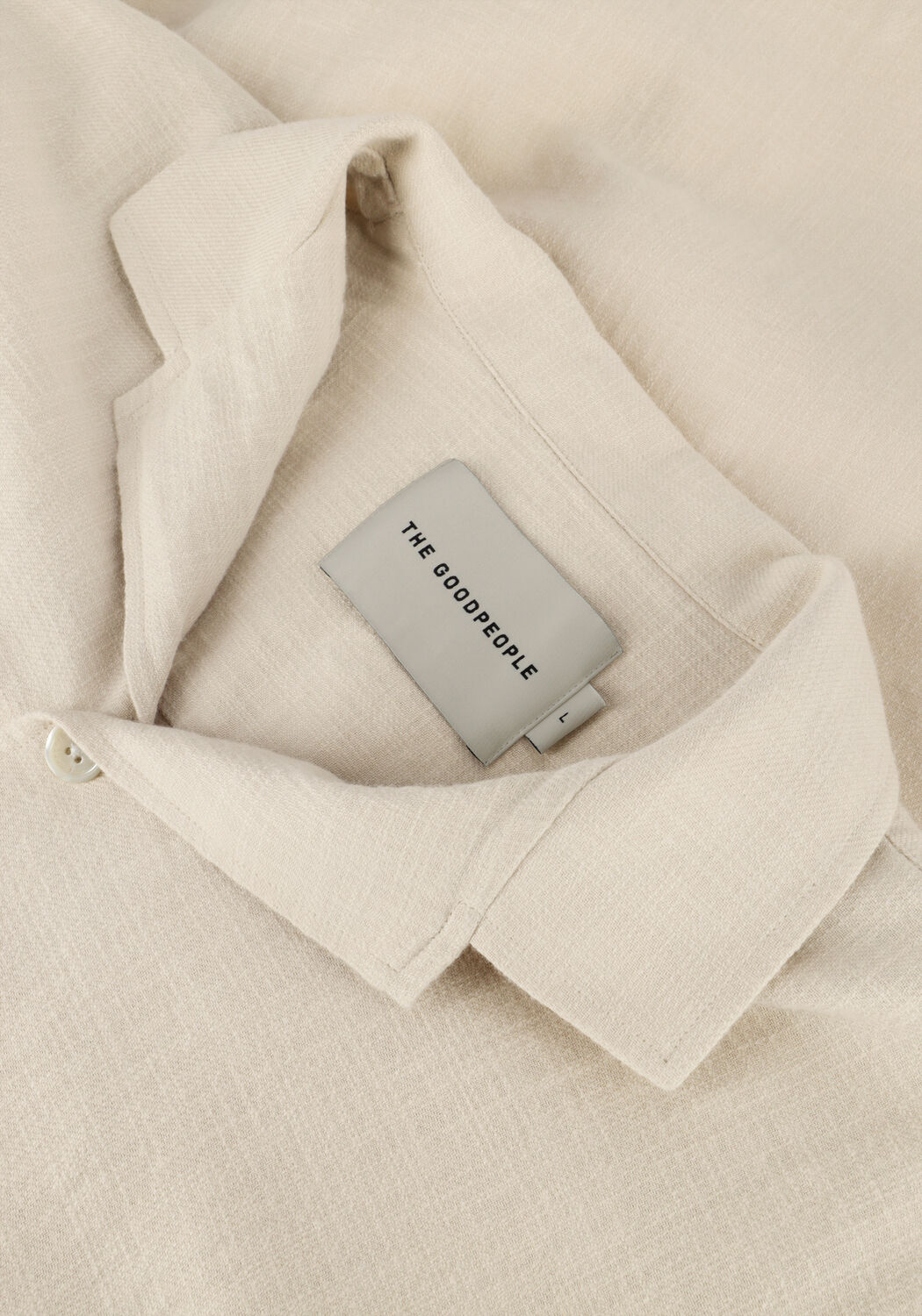 Beige THE GOODPEOPLE Casual overhemd SLIN - large