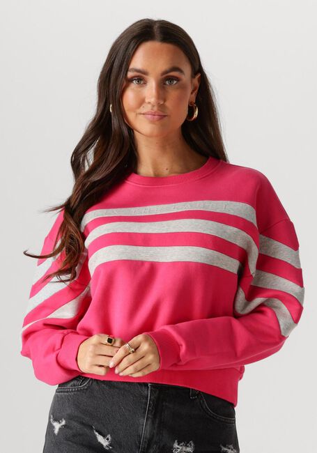 Roze ALIX THE LABEL Sweater LADIES KNITTED CROPPED SWEATER - large