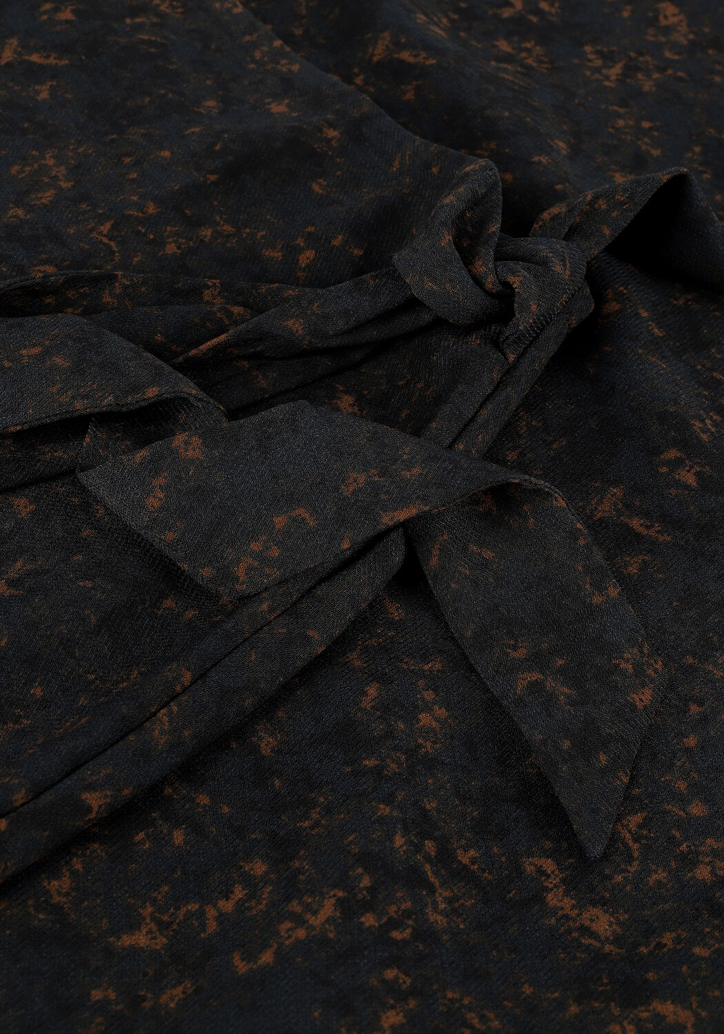 Zwarte ANOTHER LABEL Midirok ROSEAU SKIRT - large