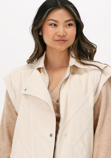 Creme CIRCLE OF TRUST Gilet LOULOU DNM GILET - large