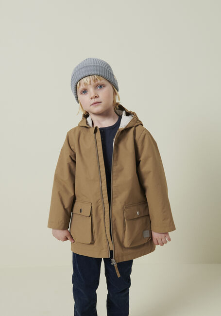 Khaki MARMAR COPENHAGEN Mantel OSMAN JACKET - large