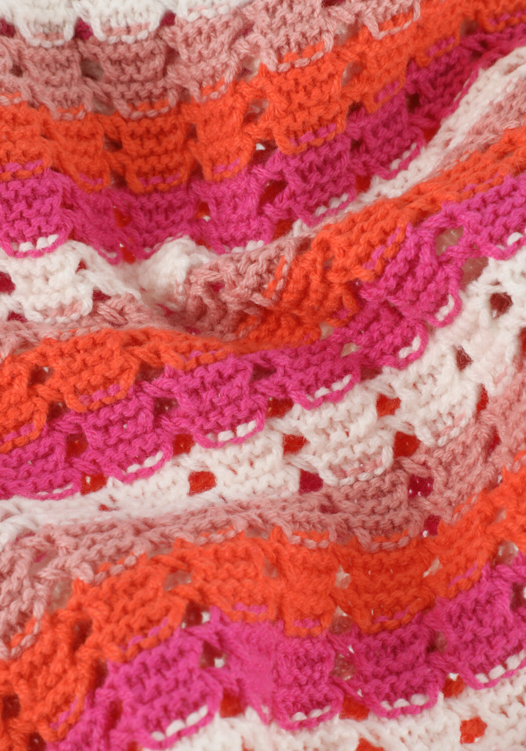 Roze FREEBIRD Trui KNIT-POINT-STRIPE-COT-23-1 - large