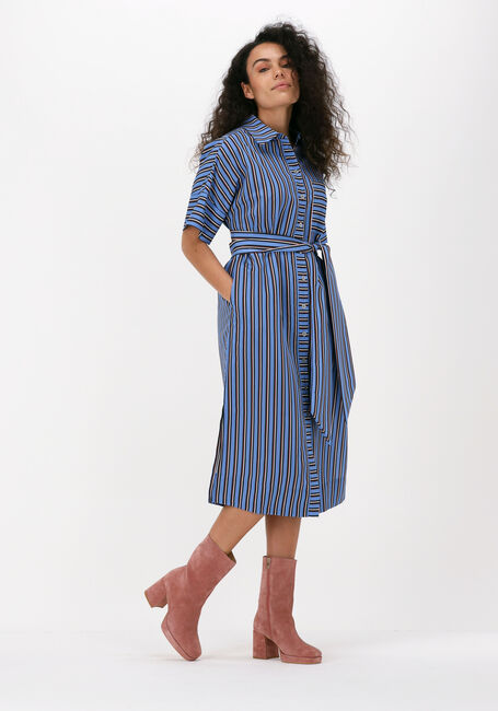 Blauwe SUNCOO Midi jurk CALVI - large