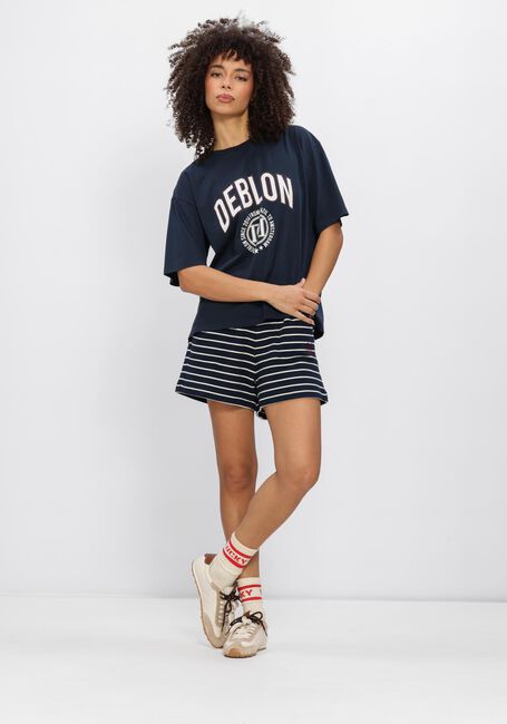 Donkerblauwe DEBLON SPORTS T-shirt LUAN TEE - large