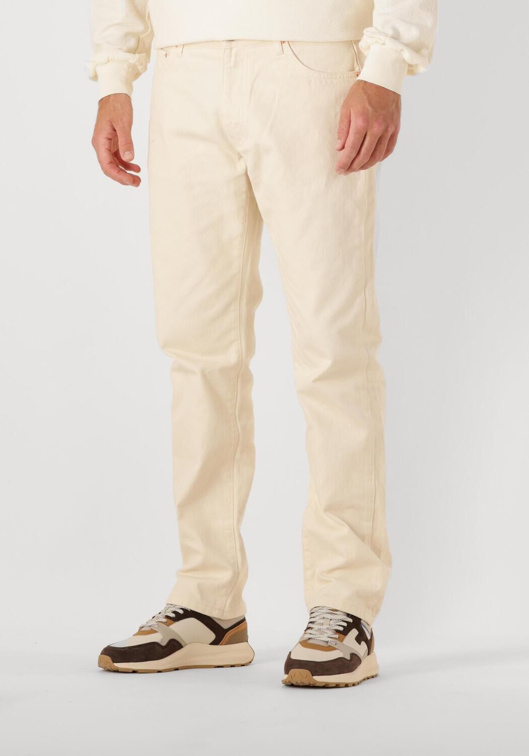 WOODBIRD Heren Jeans Wbdoc Twill Pant Ecru