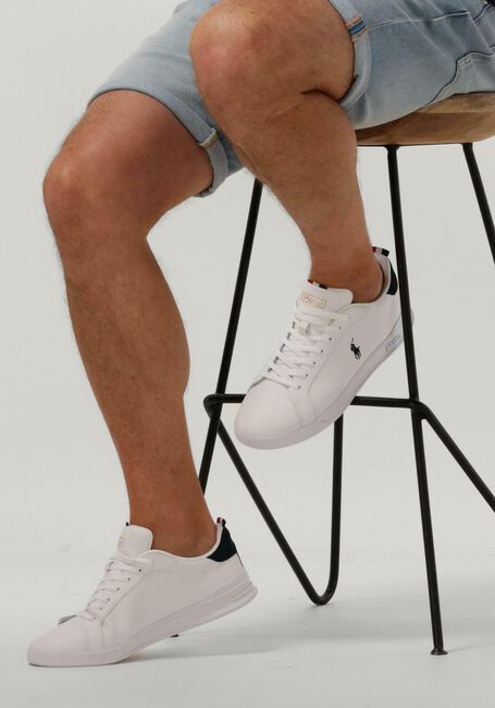 Witte POLO RALPH LAUREN Lage sneakers HRT COURT II Witte POLO RALPH LAUREN Lage sneakers HRT COURT II - large