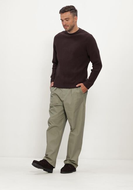 Bruine JC RAGS Trui CREW-NECK SWEATER EDDY - large