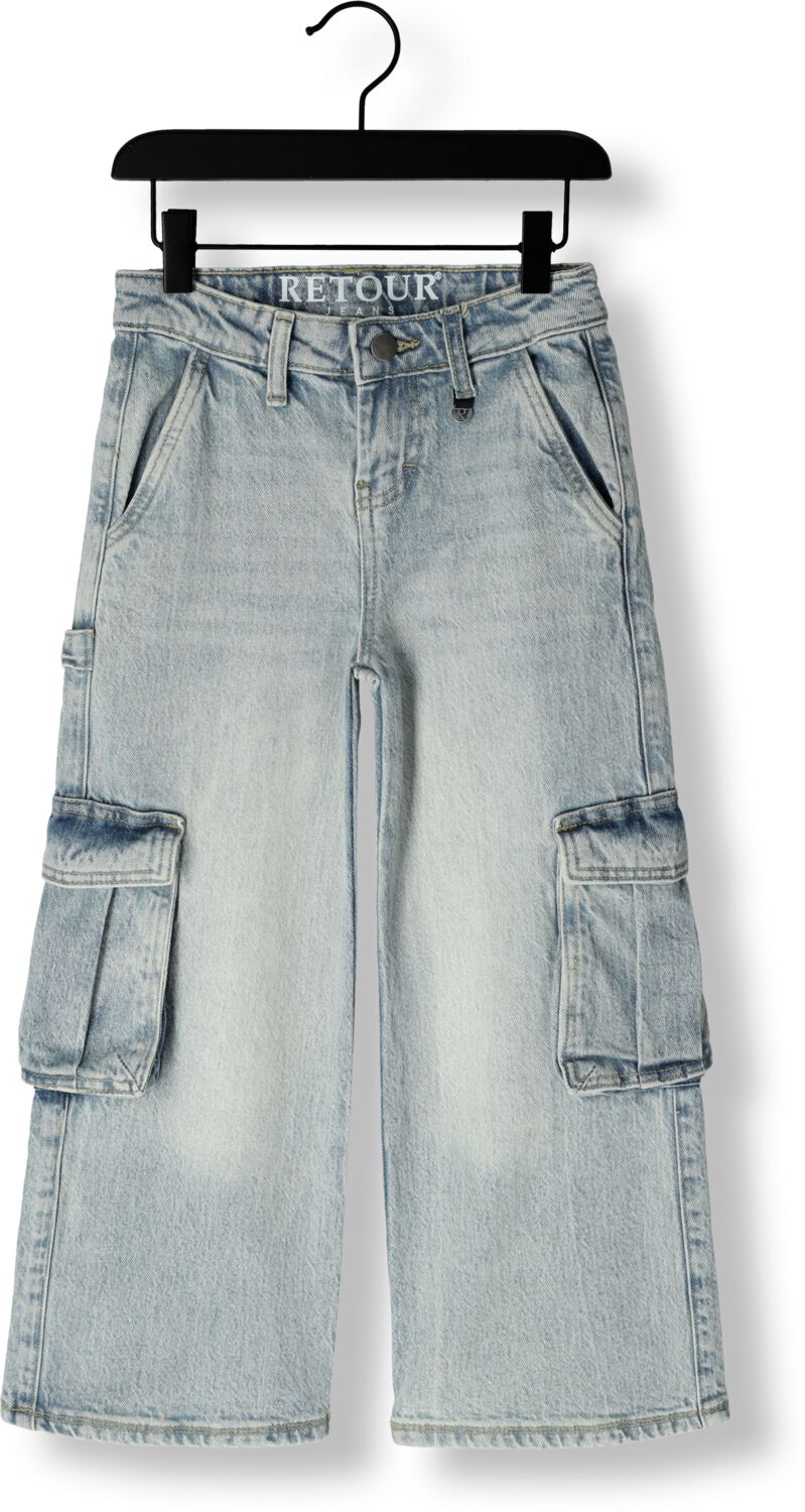 Retour Jeans loose fit jeans light blue denim
