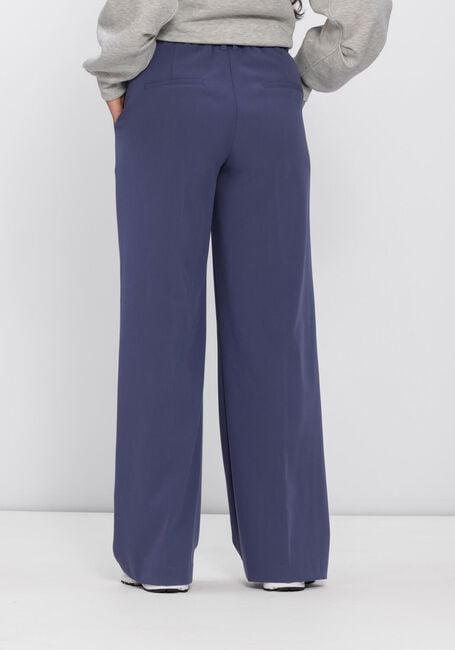 Blauwe ANOTHER LABEL Wijde broek ALMOORE PLEATED PANTS - large