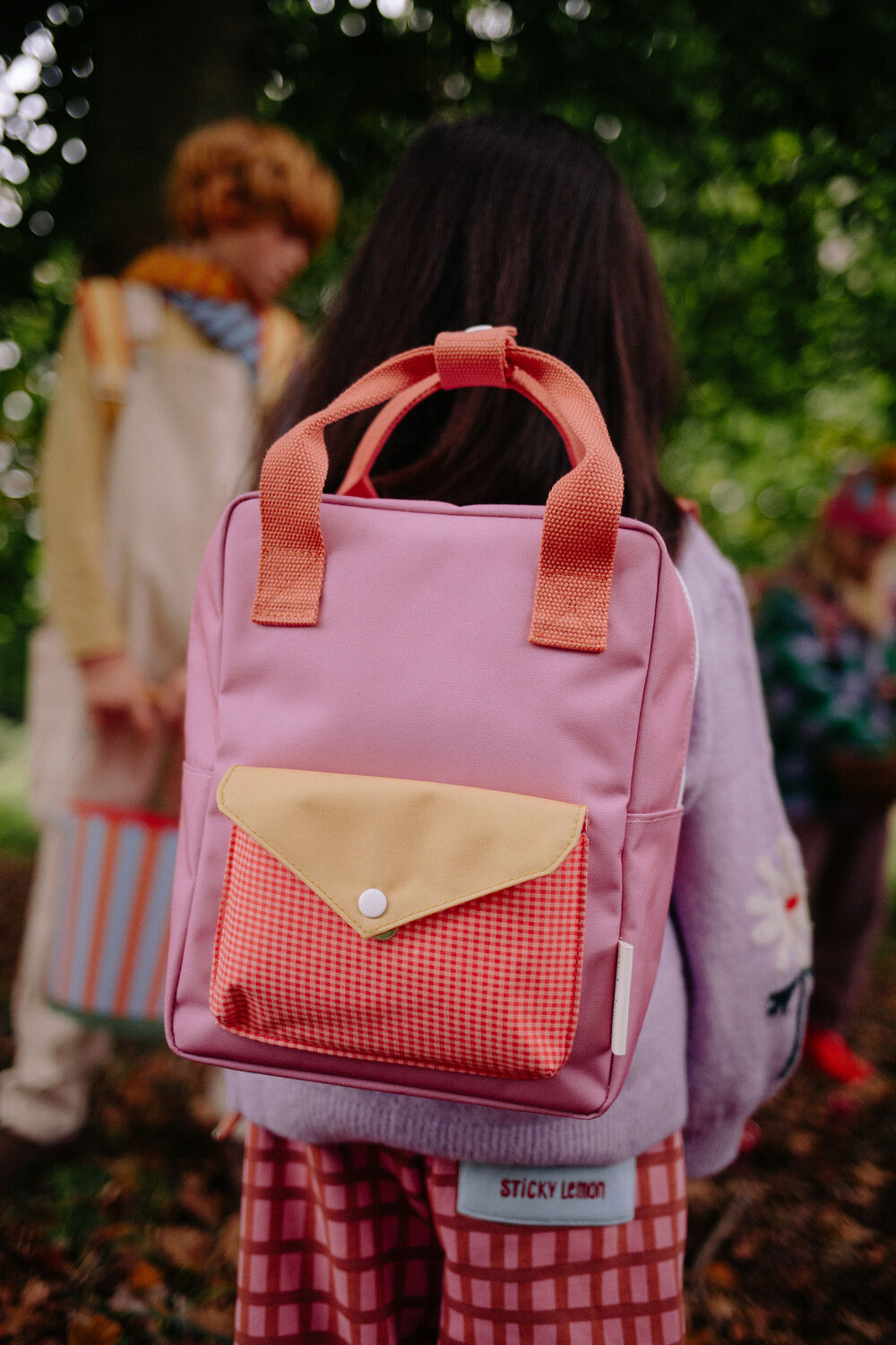 Roze STICKY LEMON Rugtas BACKPACK SMALL - large