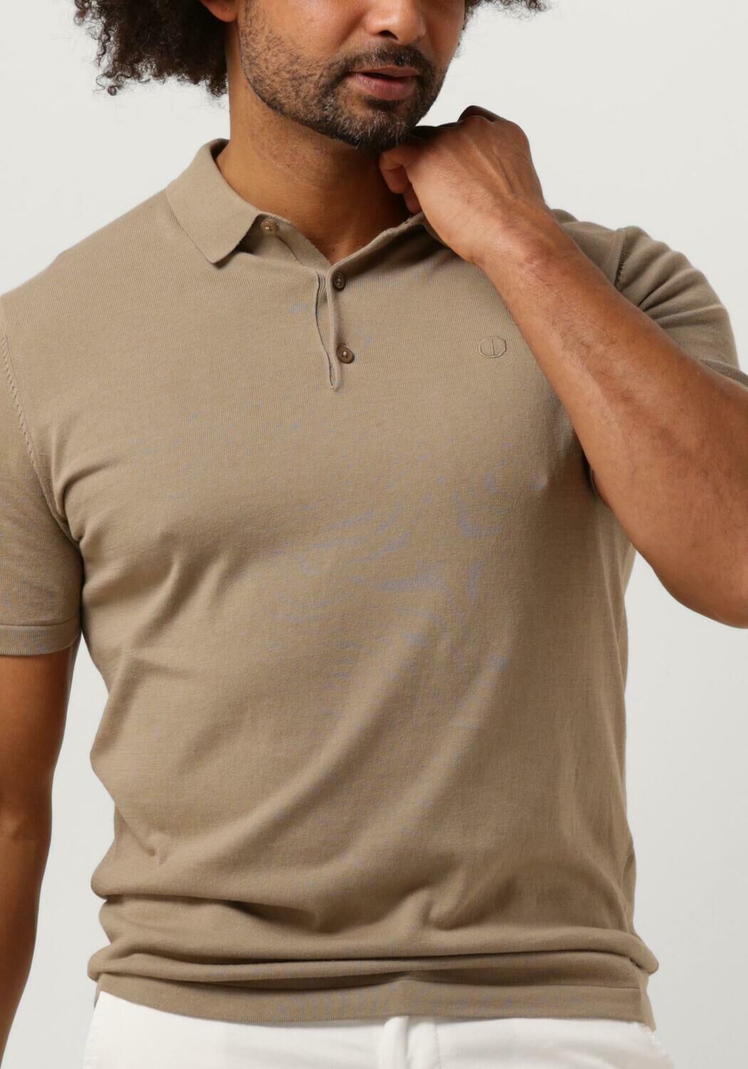 DSTREZZED Heren Polo's & T-shirts Ds_camilo Polo Beige