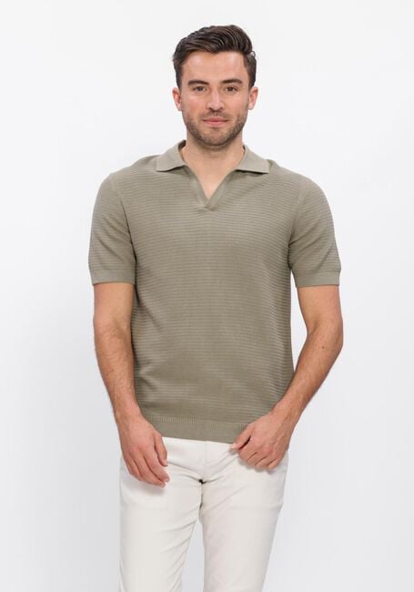 Groene DSTREZZED Polo KOSTAS POLO - large