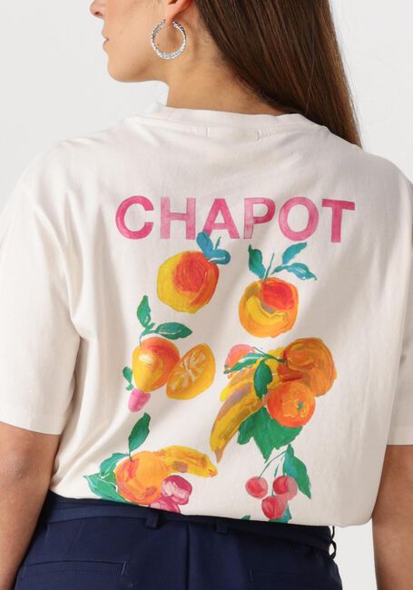 Witte FABIENNE CHAPOT T-shirt STEVE SKETCHBOOK T-SHIRT - large