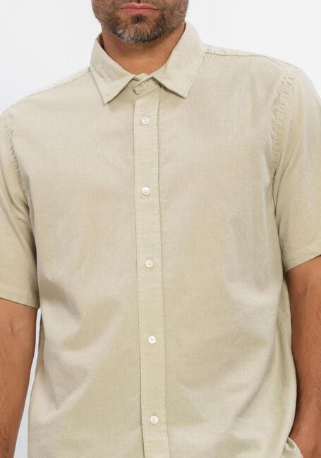 Zand FOR&Eacute;T Casual overhemd SERENE LINEN REGULAR FIT SS SHIRT - large