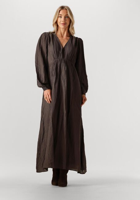 Bruine NEO NOIR Maxi jurk SILFI CREPE DRESS - large
