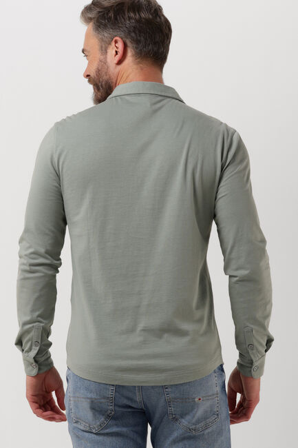 Groene PROFUOMO Polo POLO LONG SLEEVE LS - large