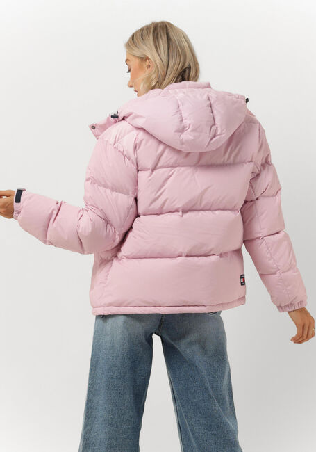 Roze TOMMY JEANS Gewatteerde jas OUTERWEAR SHORT PUFF - large