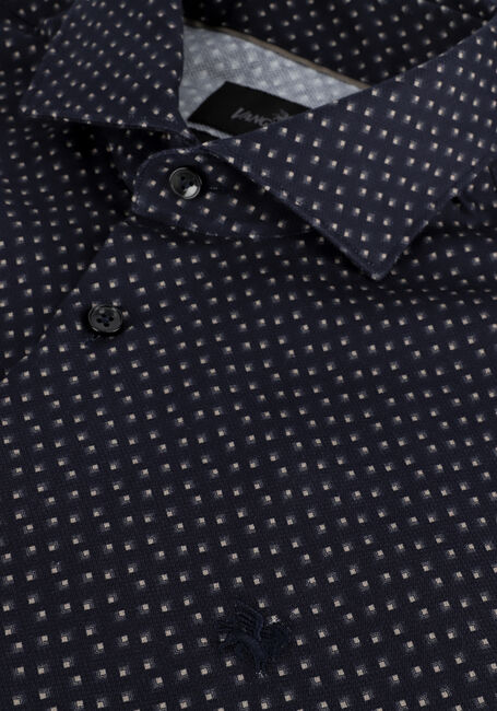 Donkerblauwe VANGUARD Casual overhemd LONG SLEEVE SHIRT PRINT ON POW - large