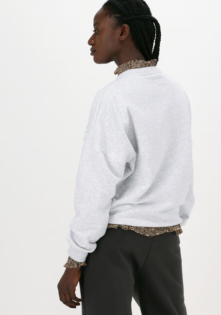 Lichtgrijze COLOURFUL REBEL Sweater COSMIC ROARS DROPPED SHOULDER - large