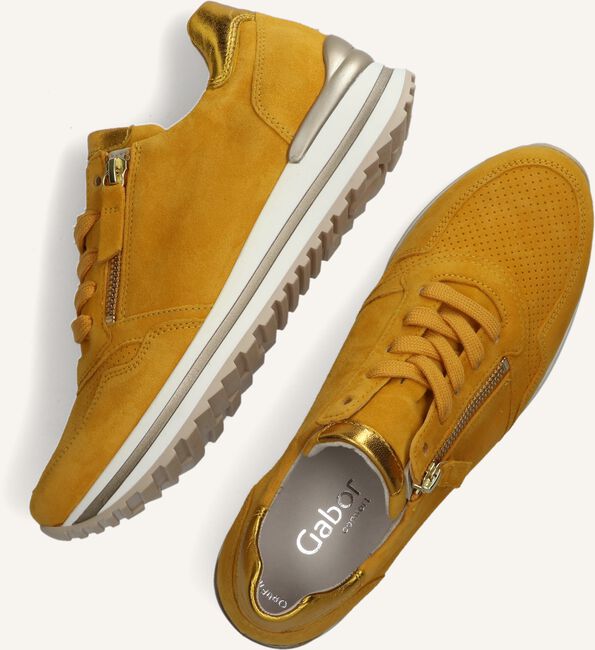 Gele GABOR Lage sneakers 528 Gele GABOR Lage sneakers 528 - large