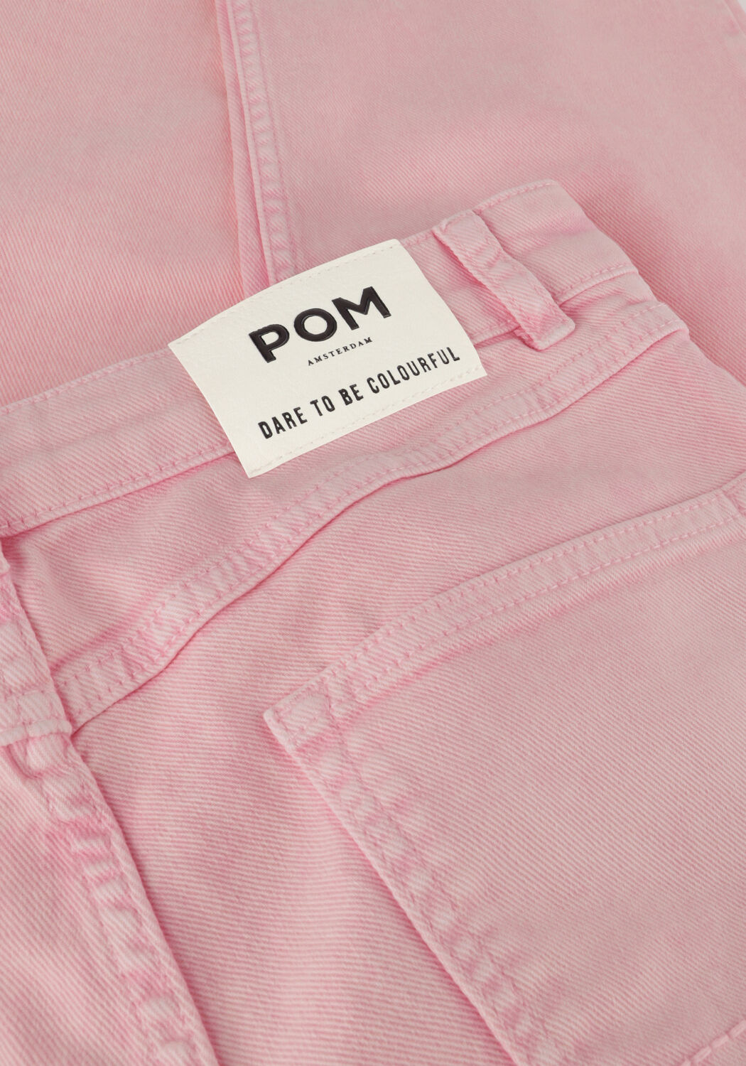 Roze POM AMSTERDAM Straight leg jeans ELLI STRAIGHT BLOOMING PINK JEANS - large
