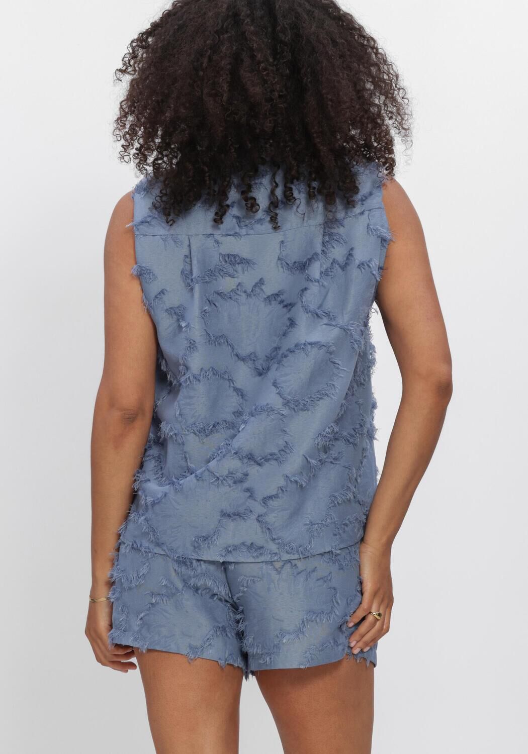 Blauwe STUDIO AMAYA Blouses STORM BLOUSE - large