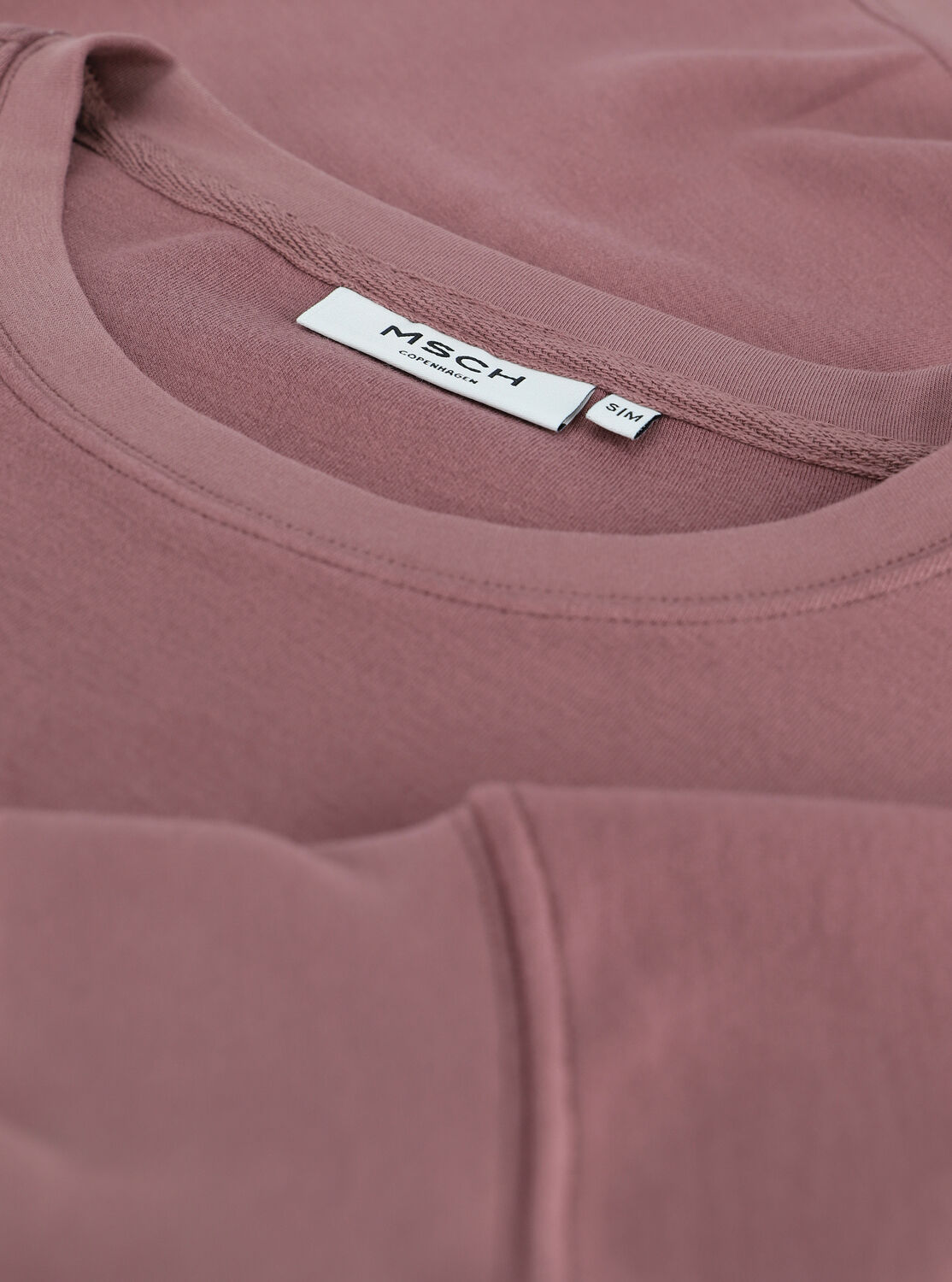 Roze MSCH COPENHAGEN Sweater IMA DS SWEATSHIRT - large