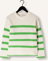 Witte SELECTED WOMEN Trui SLFBLOOMIE LS KNIT O-NECK B Witte SELECTED WOMEN Trui SLFBLOOMIE LS KNIT O-NECK B - medium