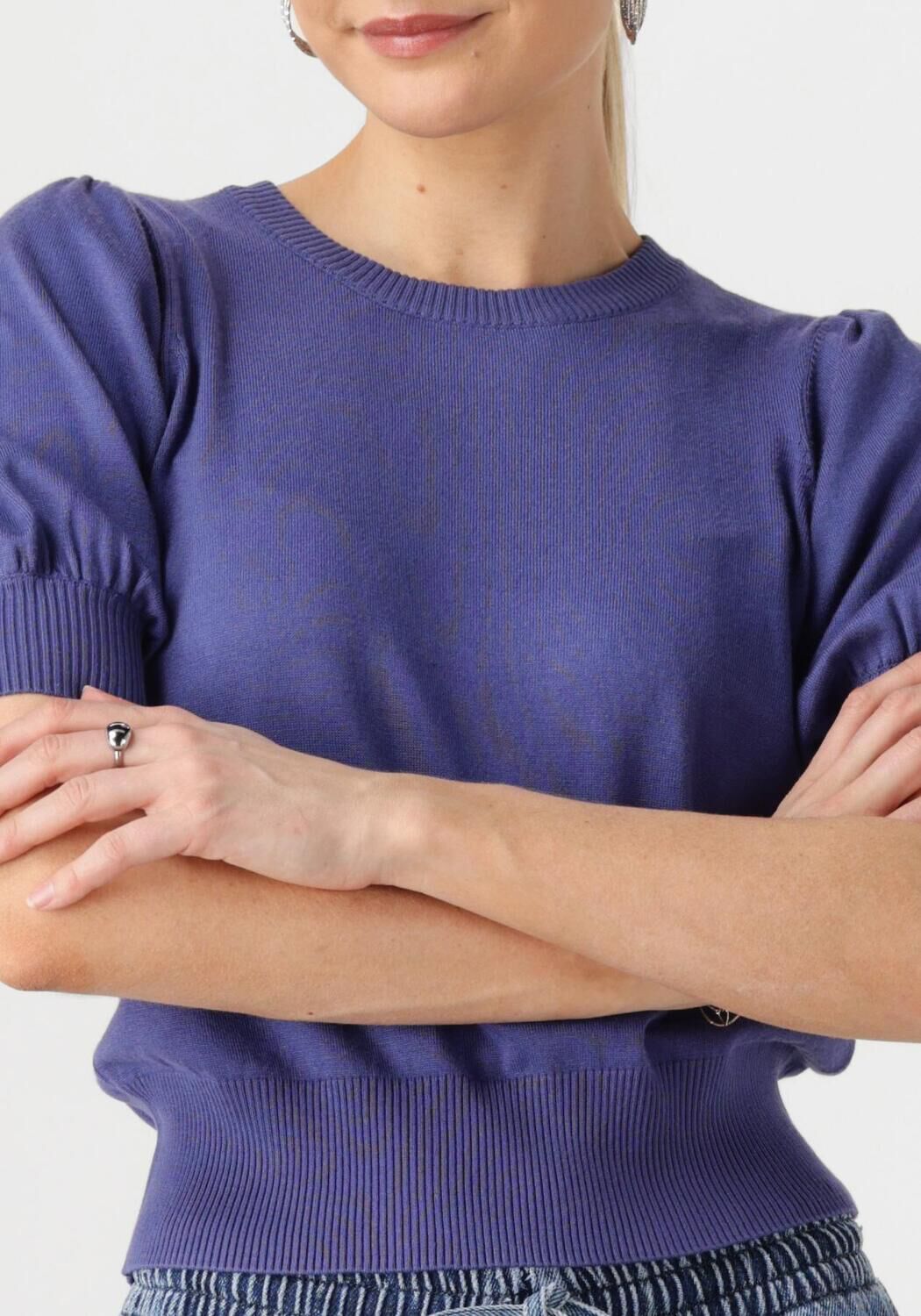 MINUS Dames Truien & Vesten Liva Knit Tee Blauw
