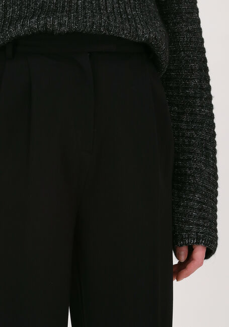 Zwarte ANOTHER LABEL Wijde broek MOORE PLEATED PANTS - large
