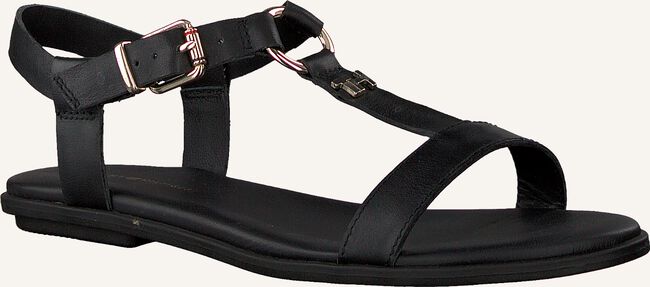 Zwarte TOMMY HILFIGER Platte sandalen FEMININE FLAT Zwarte TOMMY HILFIGER Platte sandalen FEMININE FLAT - large
